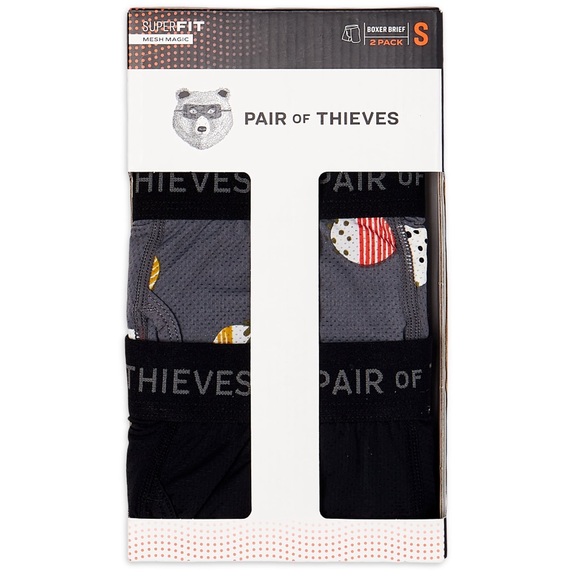 Pair of Thieves SUPERFIT 2-Pack Adult Mens Boxer Briefs - Picture 2 of 12